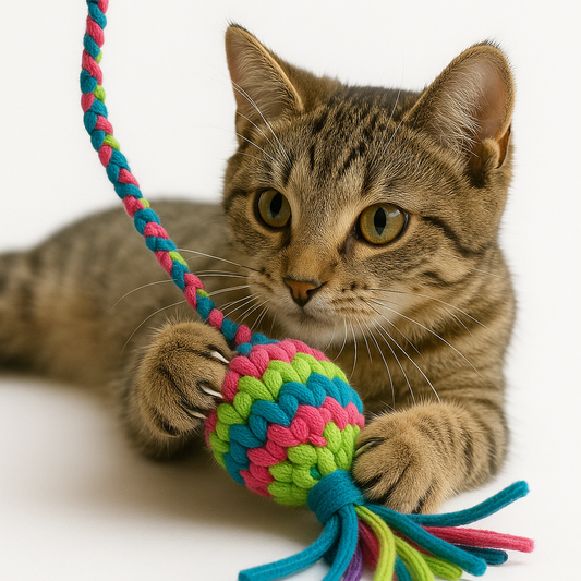 JUGUETE CON JALADERA PARA GATO