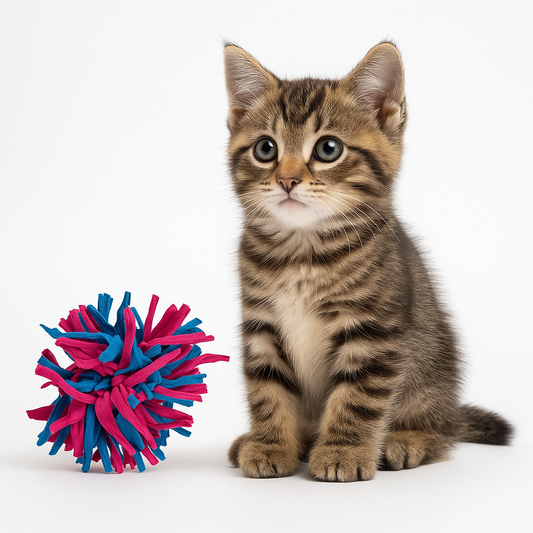 PELOTA PELUDA PARA GATO